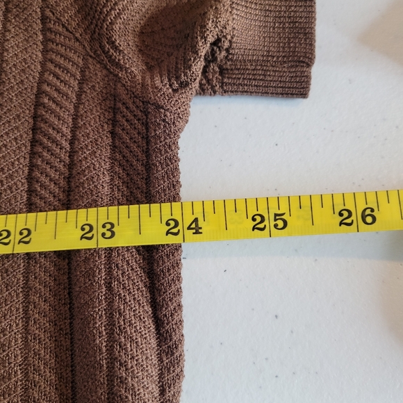 PJ PAUL JONES Mens Knitted Polo Shirts Short Sleeve Textured Pullover Golf Polo - Picture 11 of 16